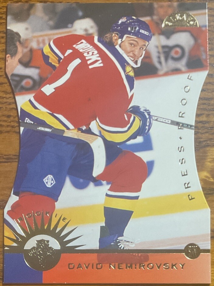 1996-97 Leaf Press Proofs David Nemirovsky #219 Florida Panthers #’d /1500
