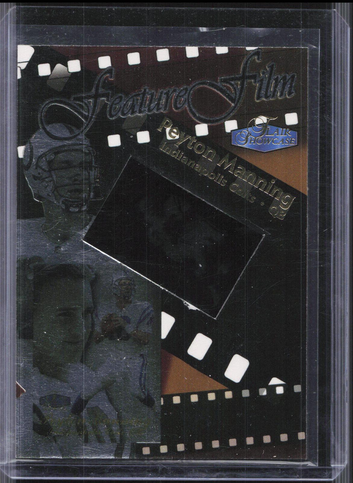 1998 Flair Showcase #9 FF Peyton Manning Feature Film