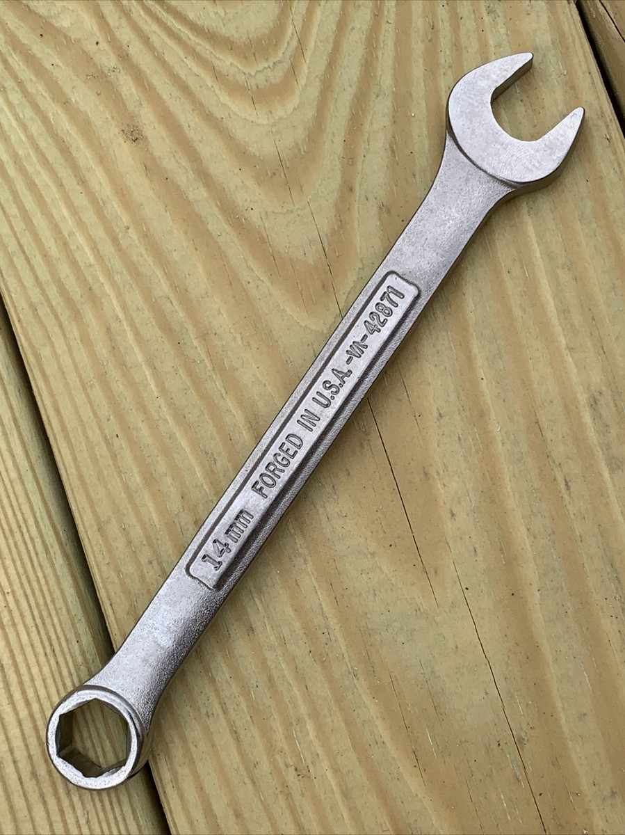Craftsman Tools 14mm 6 Point Metric Combination Wrench USA
