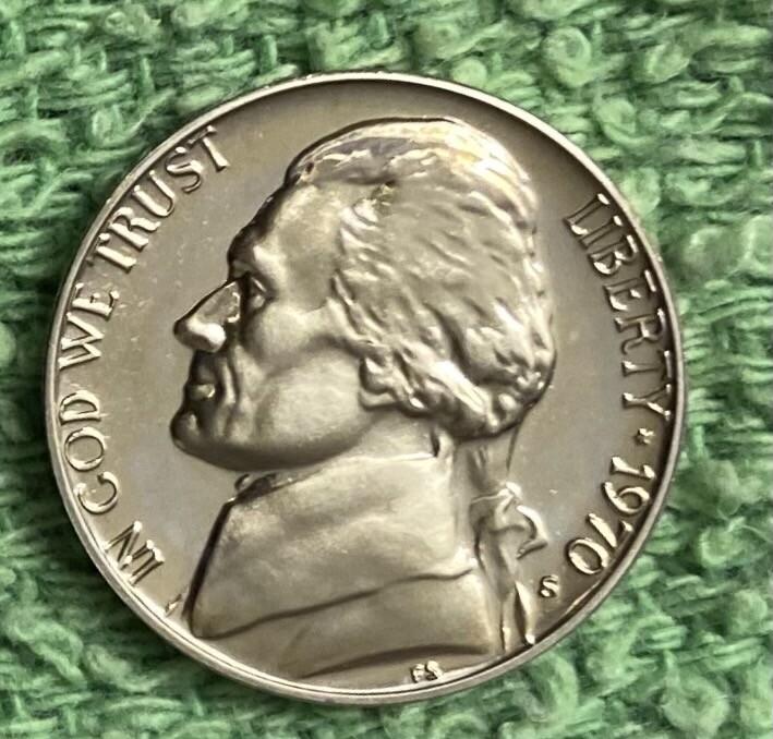 1970-S  **PROOF**  JEFFERSON NICKEL - NICE COIN - L@@K AT PICTURES!!!!!    