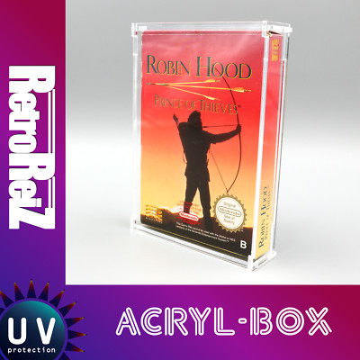 RetroReiZ Acryl Box Case UV Schutz für Nintendo Entertainment Sys OVP Spiele NES