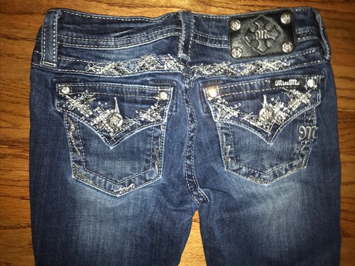 Distressed Blue Denim Pants 