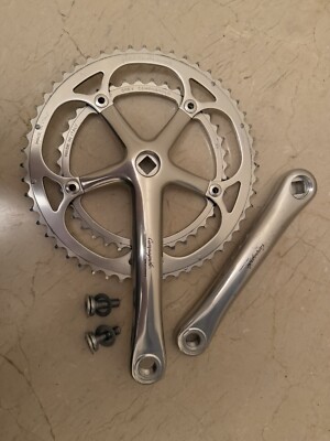 bielas campagnolo record 170 - Doble Plato 39/52 Grupo Titanium 9-10 Velocidades