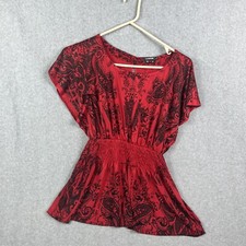 My Michelle Shirt Woman s Size Medium Red Sho...