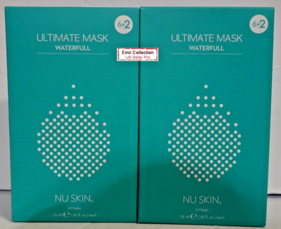 Nu Skin Ultimate Mask Waterfull 8 Masks 0.85fl oz 25ml Bundle