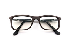Ray Ban Eyeglasses, Frames Only, RB 7023 5258, 53-17-145, Brown
