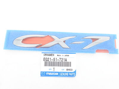 07-12 Mazda Cx-7 EG2151721A Genuine OEM Nameplate Cx7 for sale 
