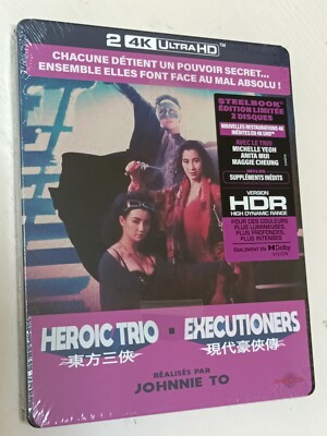 HEROIC TRIO + EXECUTIONERS Johnnie To | Steelbook Blu-ray 4K Ultra HD FR Edition