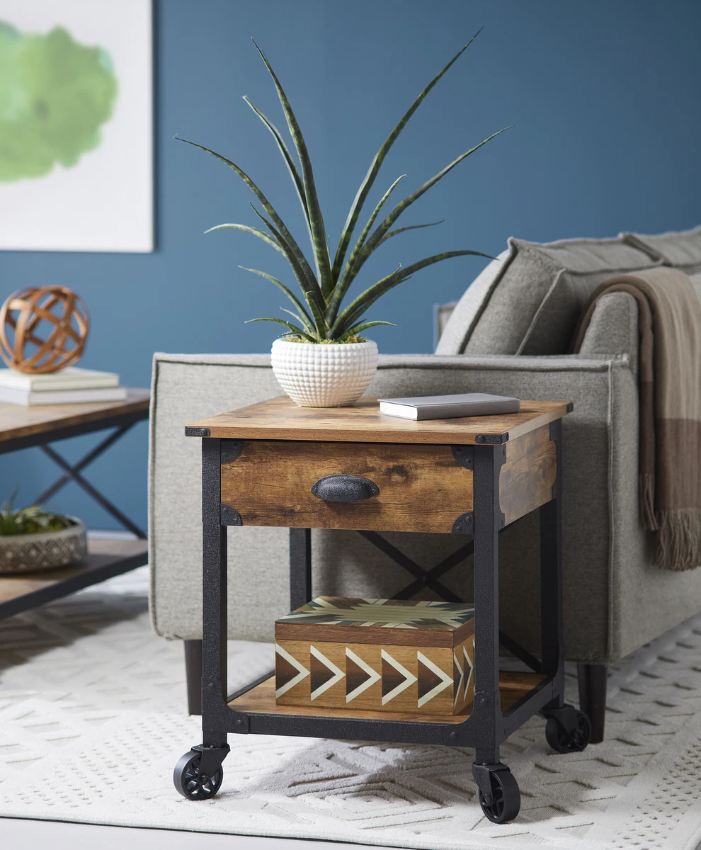 Rustic farmhouse 2024 accent table