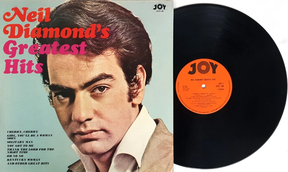 Neil Diamond – Neil Diamond's Greatest Hits Vinyl LP Joy Records UK – JOYS 188 - Image 2 of 3