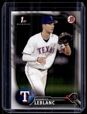 2016 Bowman Chrome 1st Bowman Charles Leblanc Rookie #BD-103 Texas Rangers