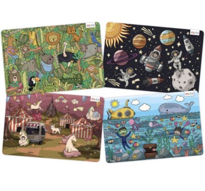 Merka Designer Multi Theme/Color Placemats  4 Placemats.
