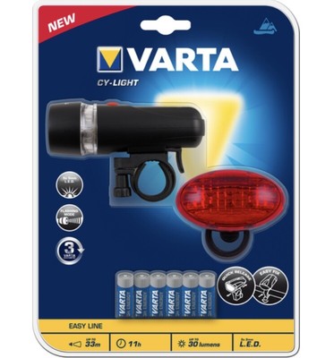 varta led bike light set