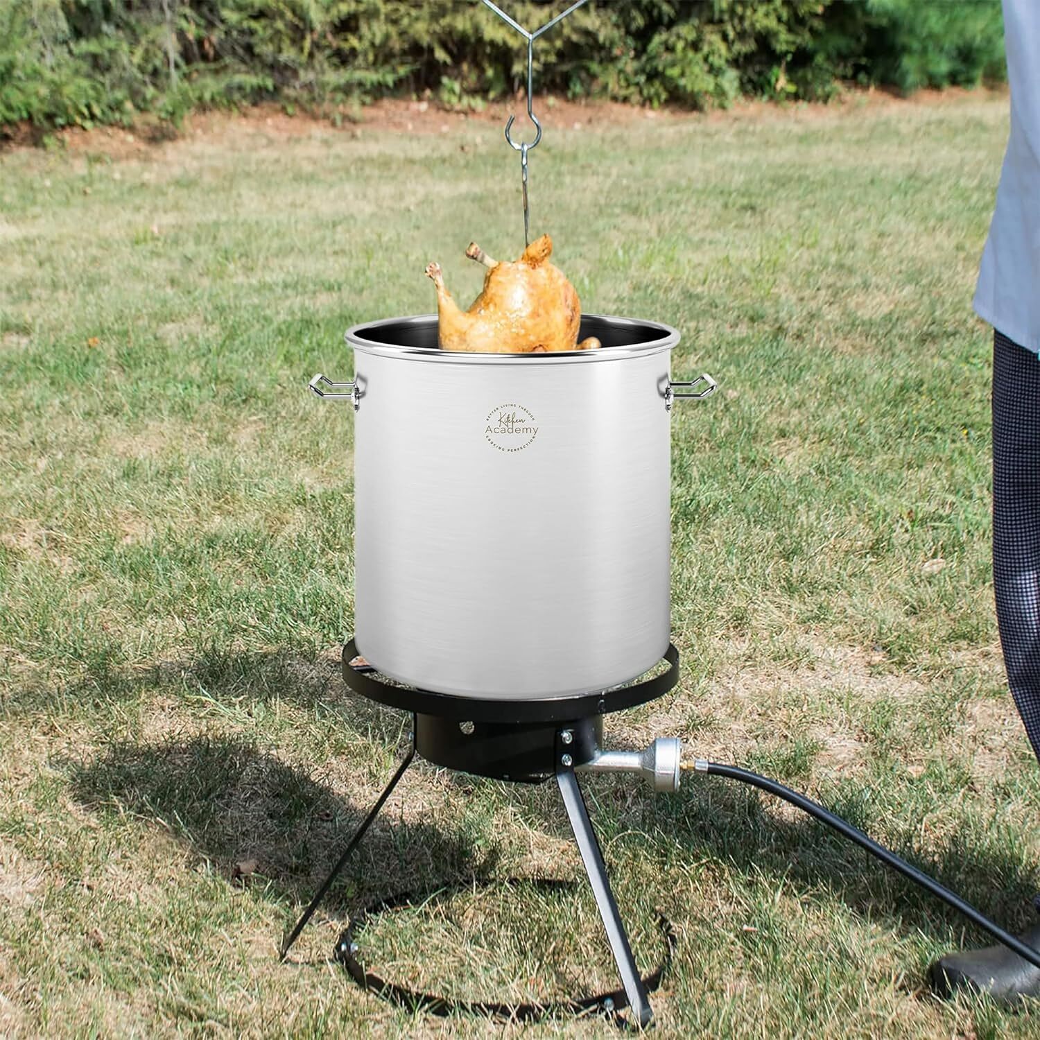 Seafood Stock Pot Turkey Deep Fryer All Purpose Stock Pot with Lid