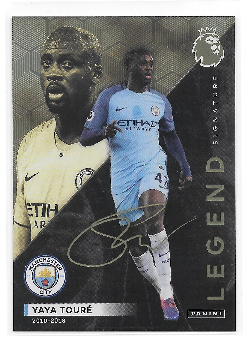 Yaya Toure -Manchester City- Legend Signature Panini Adrenalyn XL