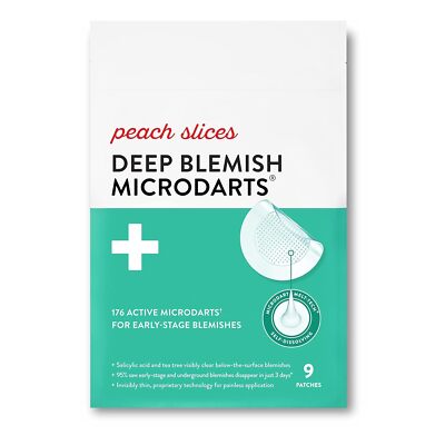 Peach Slices Deep Blemish Microdarts, 9 Patches