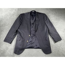Jos A Bank Blazer Men 46 R Wool Gold Two Button Sports Coat