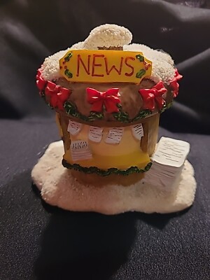  Charming Tails Figurine ''Reginald's Newsstand'' By Dean Griff for Sylvestri
