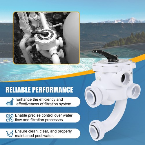 261055 Multiport Valve 2'' FIT Pentair Triton & Quad Pool/Spa D.E. & Sand Filter - Picture 7 of 21