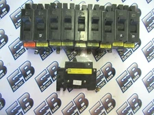 Square D EHB14020, (1) LOT (10) 20A, 227V, 1P, NEHB Circuit Breaker - WARRANTY