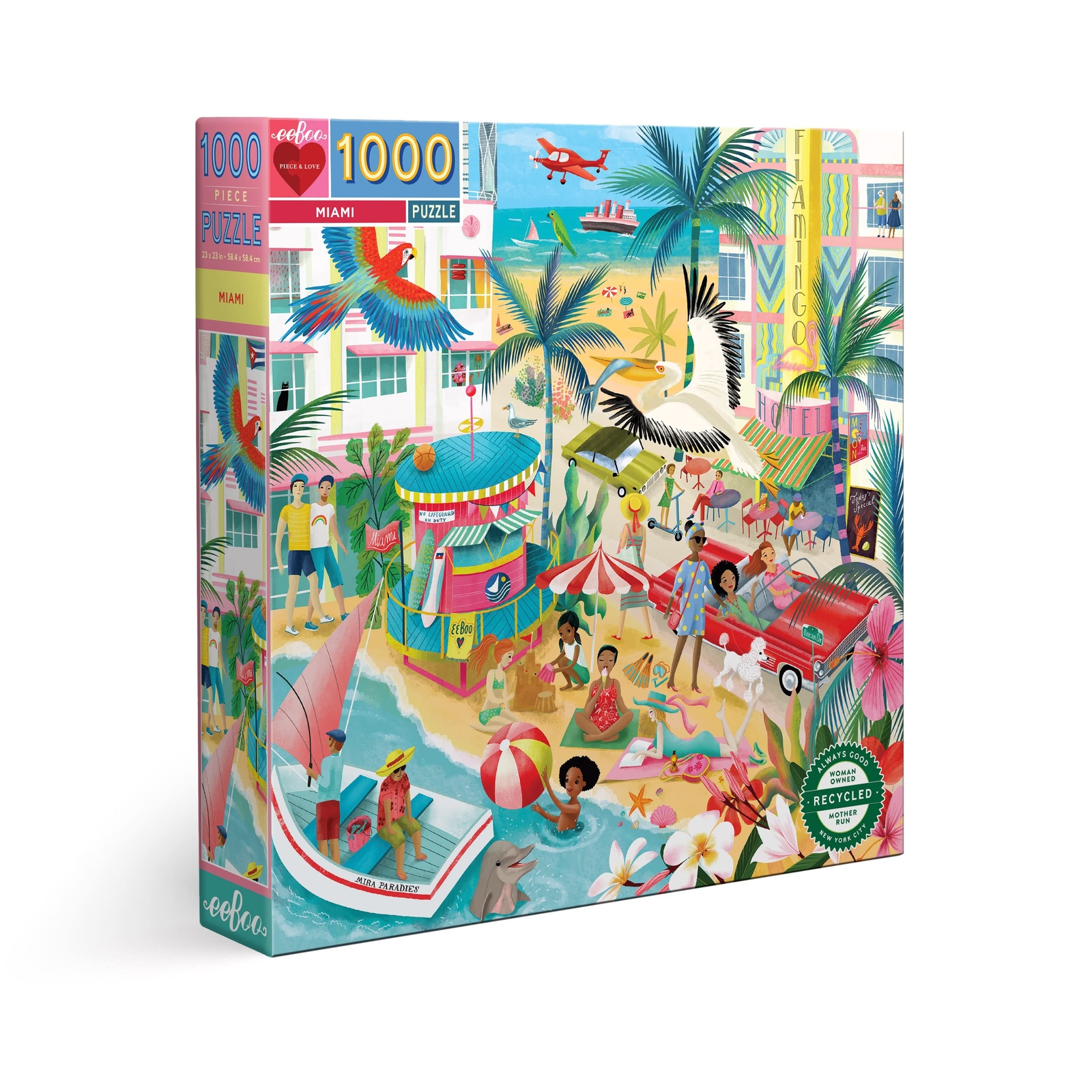 eeBoo Puzzle 1000 кусочков : Майами