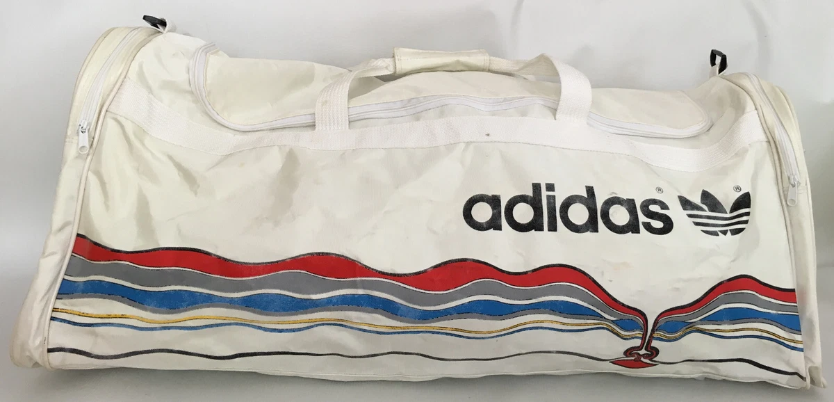 Adidas Ivan Lendl 1986 The Face tennis duffel bag white vintage 1980s