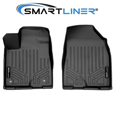 SMARTLINER Custom Fit Floor Mats 1st Row Liner Set 2014-2019 Toyota Highlander