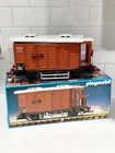 NEW VTG 1985 Geobra Playmobil 4111 Railway Wagon Freight Car Track G Collectors