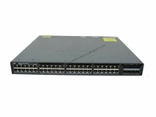 Cisco WS-C3650-48PQ-L 48-Port PoE + 4x 10GB SFP+ w/ AC Power - 1 Year Warranty