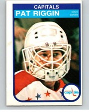 1982-83 O-Pee-Chee #372 Pat Riggin  Washington Capitals V59740