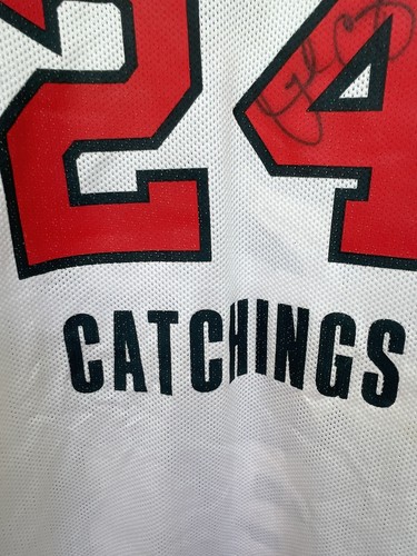 HTF SIGNED Indiana Fever WNBA Adidas Tamika CATCHINGS Jersey XL #24 - Picture 8 of 8