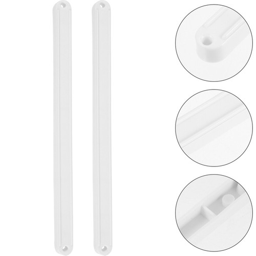 2 Pcs Plastic Drawer Rails Full Extension Slides Replacement Parts - Picture 3 of 12
