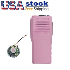 Pink New Repair Front Housing Cover Case for CP200 Radio With Speaker