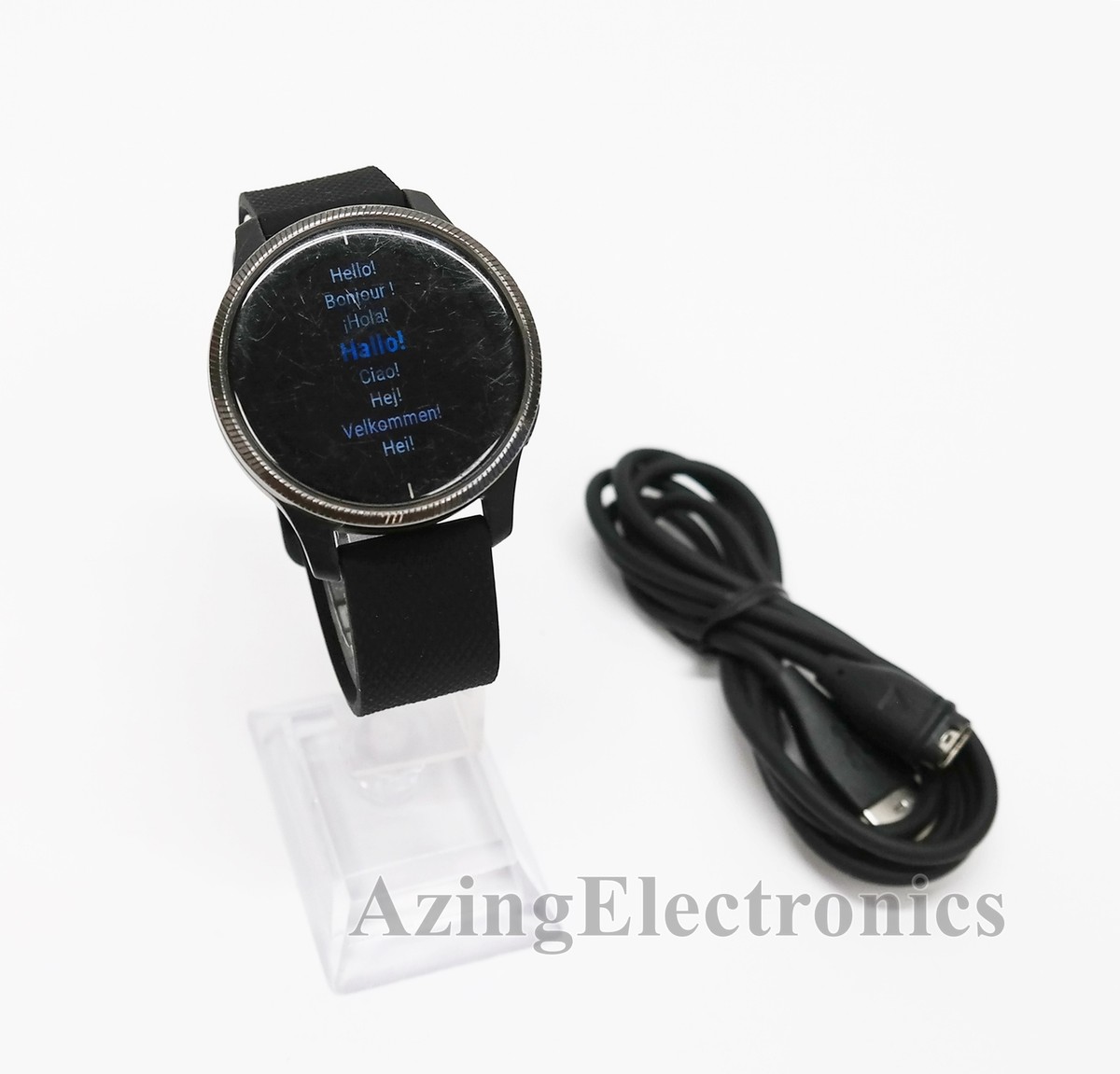 Garmin Venu Amoled GPS Smartwatch - Black with Slate