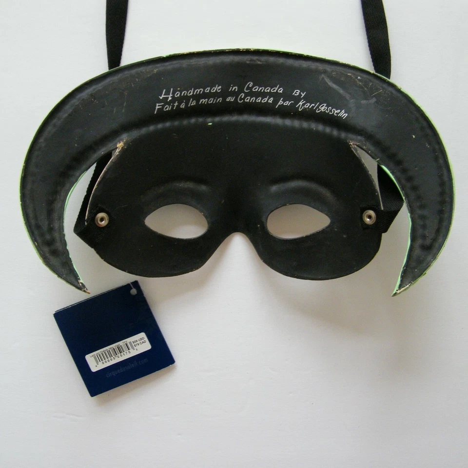 Cirque du Soleil Mask Lano gm Diabolo Latex Karl Gosselin Handmade Mardi Gras  - Image 3 of 4