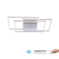 Led Deckenlampe Dimmbar üBer Wandschalter Quadratisch Wohnzimmer Esszimmer Flur