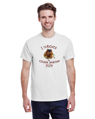 I Survived the Cicada Invasion of 2024 - Funny T-shirt locusts insects shirt