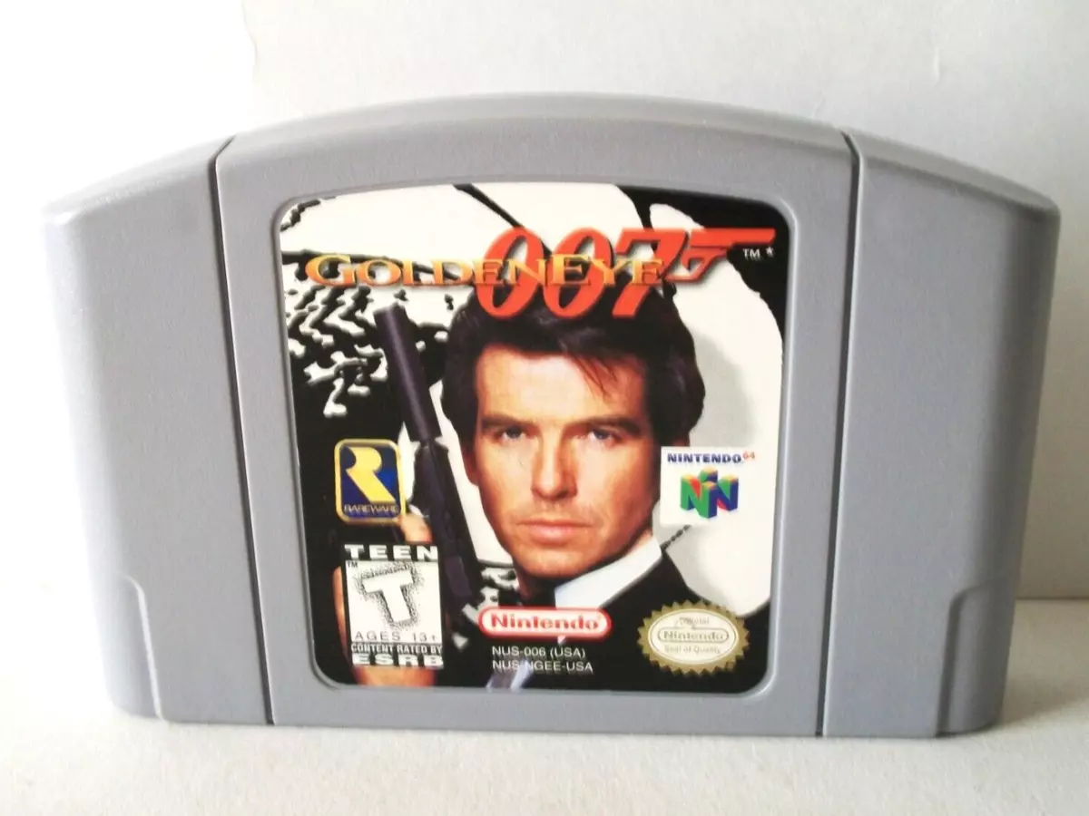 GoldenEye 007 Nintendo 64 N64 Good Label Authentic Game Golden Eye Shooter Bond