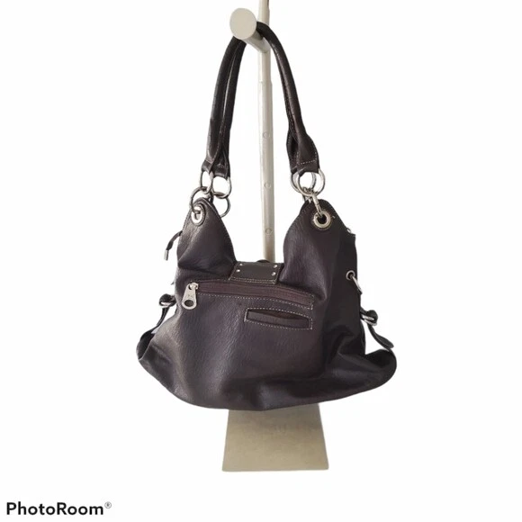 Montana West Cartera Occidental Marrón Imitación Cuero Western Grande Monedero Ecuestre Tachonado Foto 2 de 4