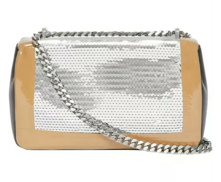 New Burberry Small Lola TB Sequin Shoulder Bag - Stylish & Chic image 6