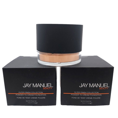 LOT OF 2 Jay Manuel Beauty Powder to Cream Foundation MEDIUM FILTER 1 Sealed