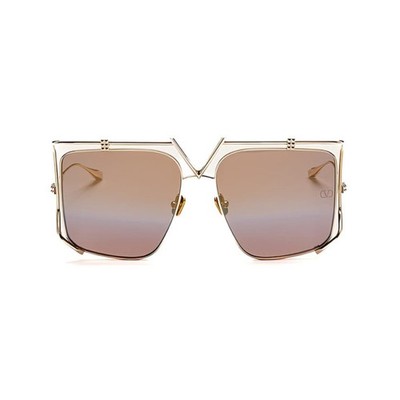 Valentino VLS-116 Light Gray Square Sunglasses 100  display picture 3