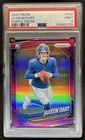 2025 Panini Prizm Jaxson Dart RC Purple Rookie #/125 Giants PSA 9