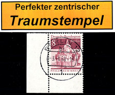Berlin 8 Pf Bauten 271 Eckrand EUL E3 Tages Vollstempel Berlin 3.1.68 m Gummi