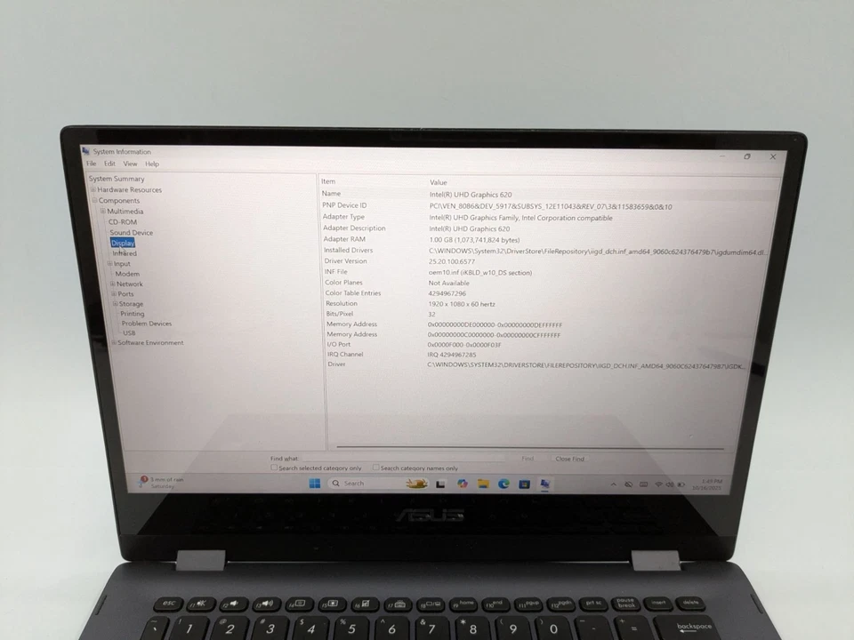 Asus VivoBook Flip 14 TP412UA 14" Intel Core i3-8130U 12GB RAM 256GB SSD - Image 4 of 4