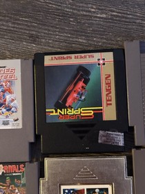 Nintendo NES Games Lot - 6 Games - Blades Of Steel, Top Gun, Arch Rivals -Tested