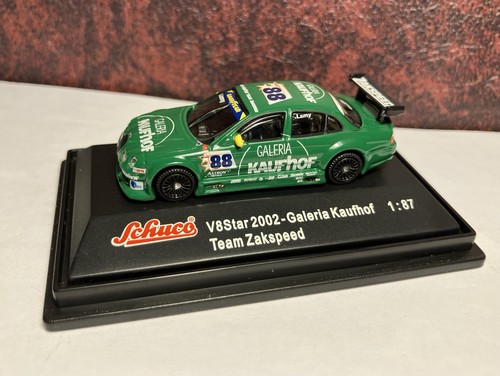 Schuco 1:87 Jaguar S-Type Zakspeed V8Star 2002 Lamy #88 Green NMIP
