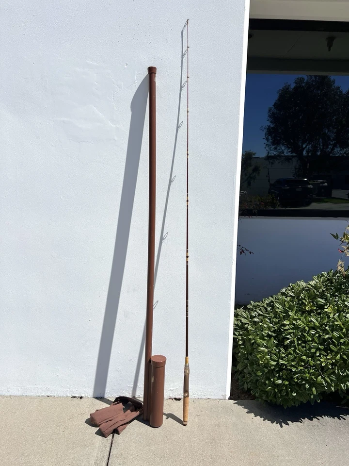 RARO Vintage Browning Silaflex 112910 Vara de Fundição 5'6" Média Ação PRO Pesca - Imagem 2 de 4