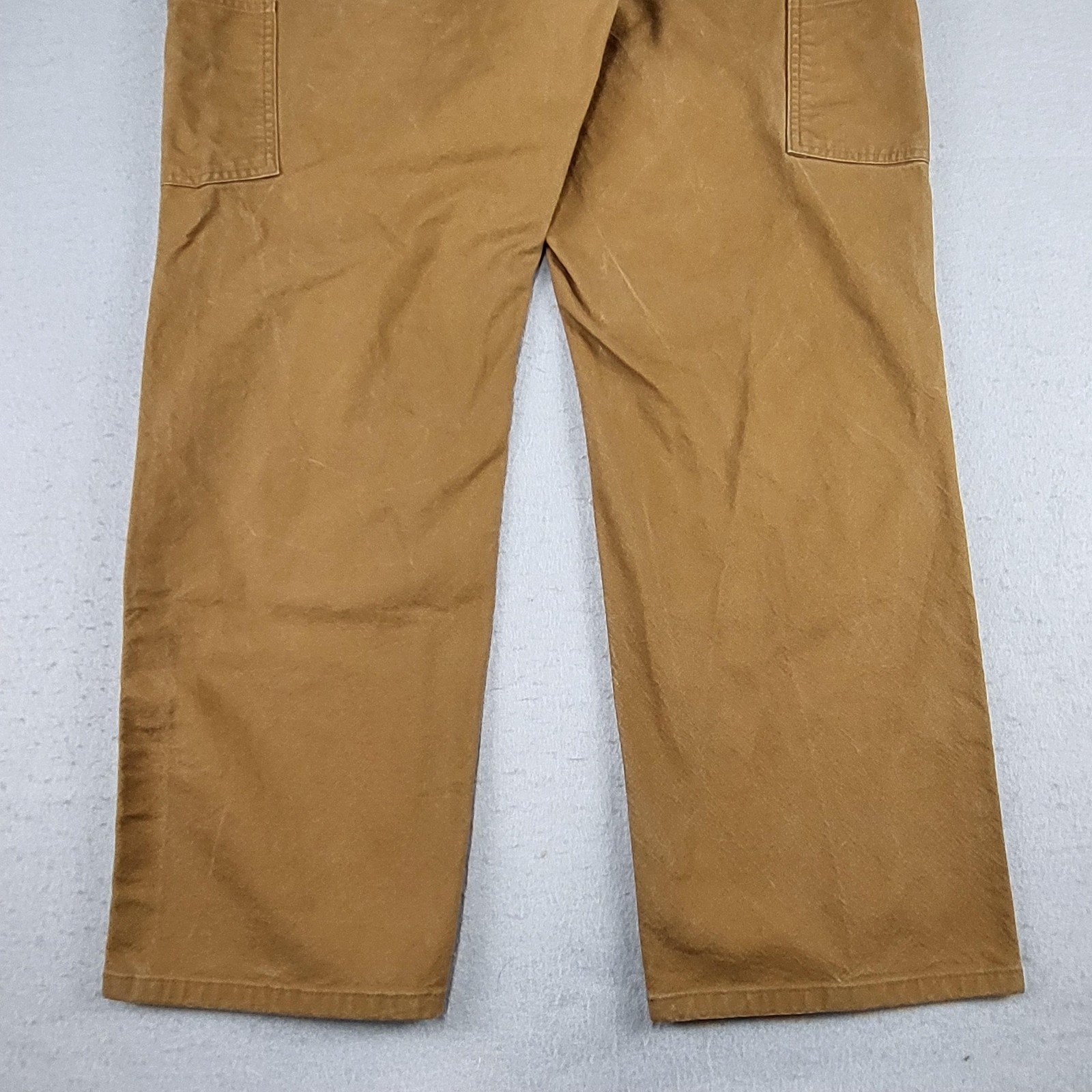 Carhartt Rugged Flex Pants Mens 42x32 Brown Duck Double Front Carpenter Work thumbnail 14