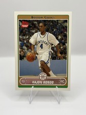 2006-07 Topps Rajon Rondo Rookie RC Boston Celtics #251 Basketball Card. rookie card picture